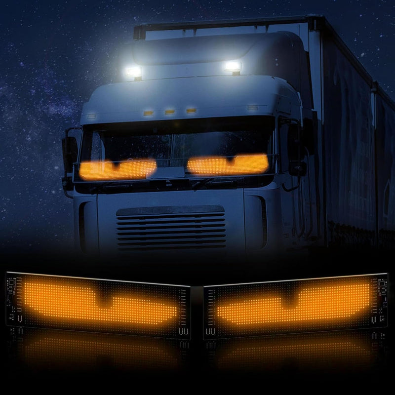 LED MATRIX Panel pre nákladné vozidlo / kamión / traktor - 2ks 12x60 cm