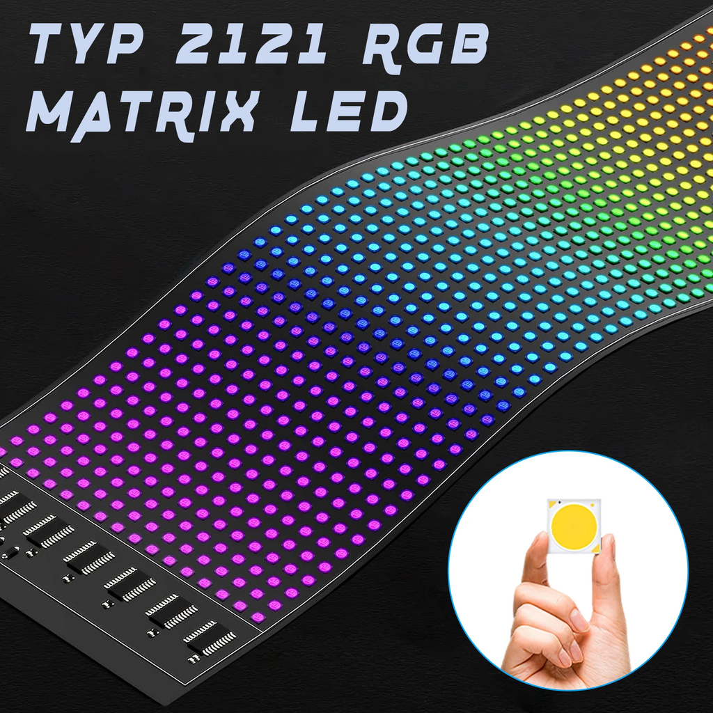 LED Matrix Panel – Programovateľný LED panel pre autá, kamióny a výklady s Bluetooth ovládaním